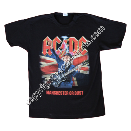 Shirt Europe AC/DC 2015-2016 recto