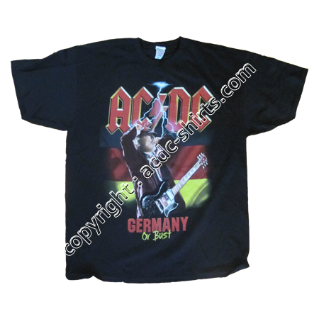 Shirt Europe AC/DC 2015-2016 recto