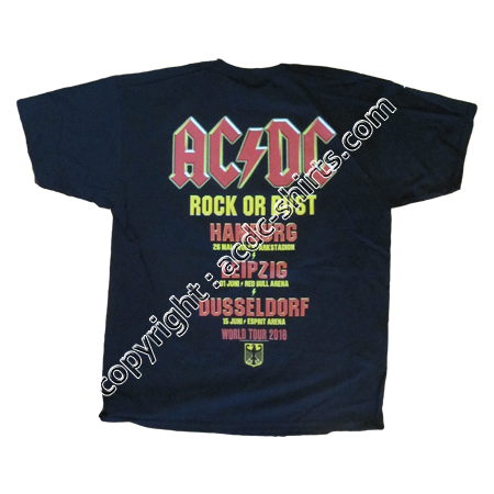 Shirt Europe AC/DC 2015-2016 verso