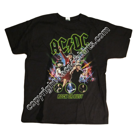 Shirt Europe AC/DC 2015-2016 recto