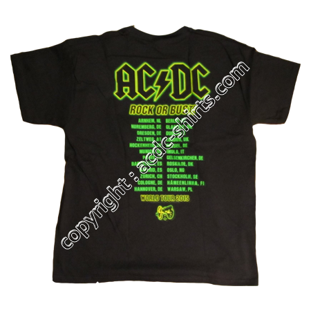 Shirt Europe AC/DC 2015-2016 verso