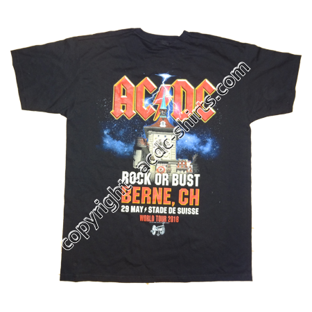 Shirt Europe AC/DC 2015-2016 verso