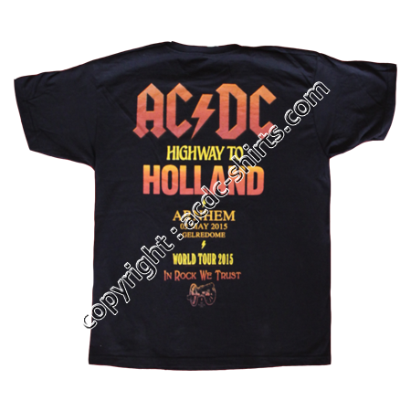 Shirt Europe AC/DC 2015-2016 verso