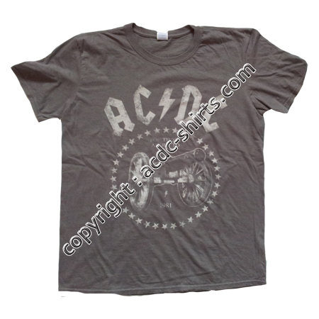 Shirt Europe AC/DC 2015-2016 recto