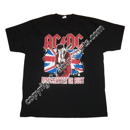 Shirt Europe AC/DC 2015-2016 recto