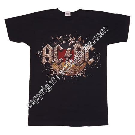 Shirt Europe AC/DC 2015-2016 recto