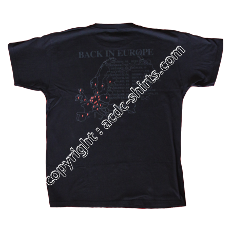 Shirt Europe AC/DC 2015-2016 verso