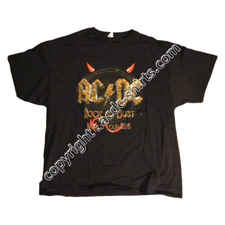 Shirt USA AC/DC 2015-2016 recto