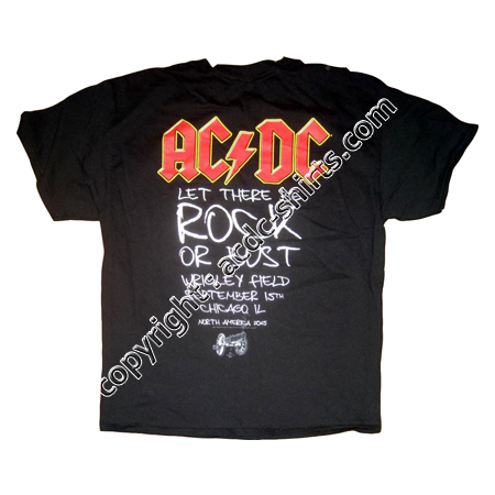 Shirt USA AC/DC 2015-2016 verso