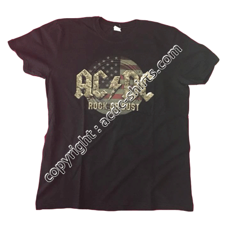 Shirt USA AC/DC 2015-2016 recto