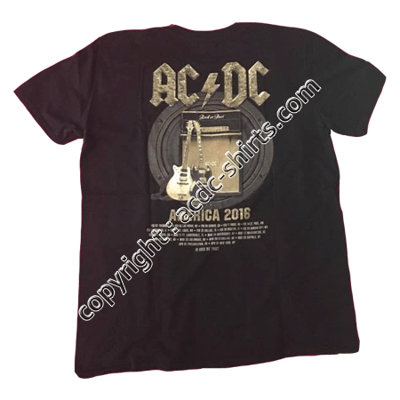 Shirt USA AC/DC 2015-2016 verso