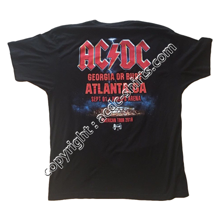 Shirt USA AC/DC 2015-2016 verso