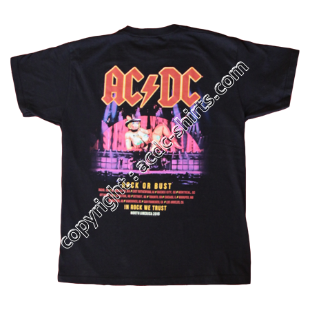 Shirt Europe AC/DC 2015-2016 verso