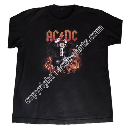 Shirt USA AC/DC 2015-2016 recto