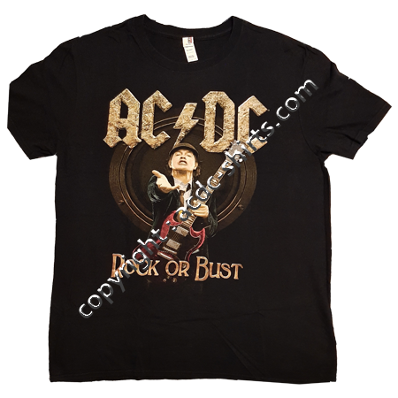 Shirt USA AC/DC 2015-2016 recto