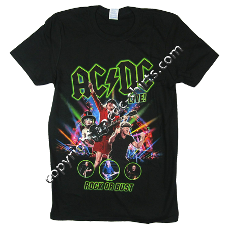 Shirt USA AC/DC 2015-2016 recto