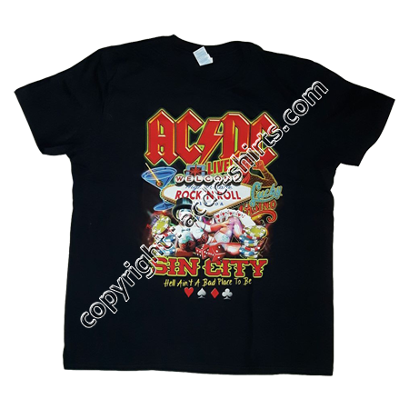 Shirt USA AC/DC 2015-2016 recto