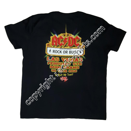 Shirt USA AC/DC 2015-2016 verso