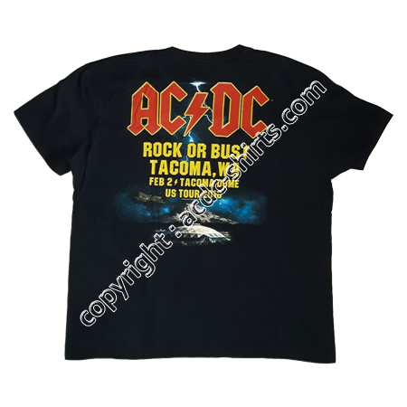 Shirt USA AC/DC 2015-2016 verso