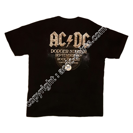 Shirt USA AC/DC 2015-2016 verso