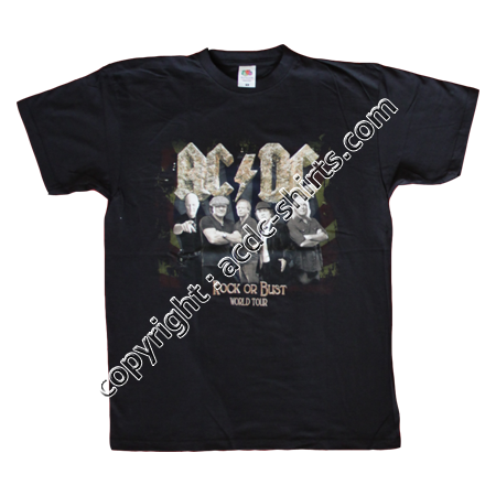 Shirt Europe AC/DC 2015-2016 recto