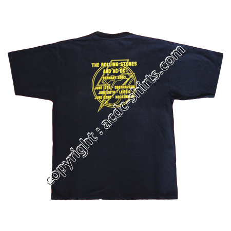 Shirt Europe AC/DC 2003 verso