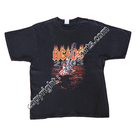 Shirt Europe AC/DC 2003 recto