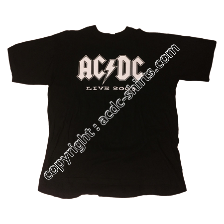 Shirt Europe AC/DC 2003 recto