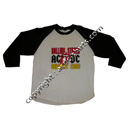 Shirt Europe AC/DC 2003 recto