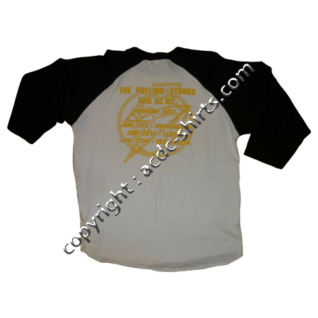 Shirt Europe AC/DC 2003 verso