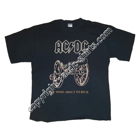 Shirt Europe AC/DC 2003 recto