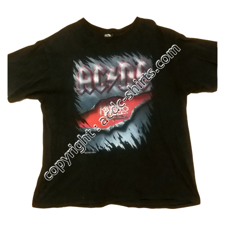 Shirt Australia AC/DC 1991 recto