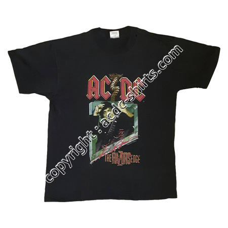 Shirt Europe AC/DC 1991 recto