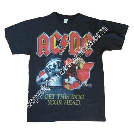 Shirt Europe AC/DC 1991 recto