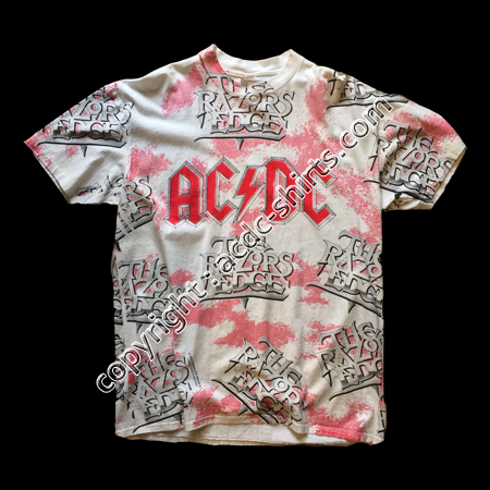 Shirt Europe AC/DC 1991 recto