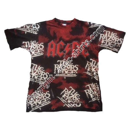 Shirt Europe AC/DC 1991 recto