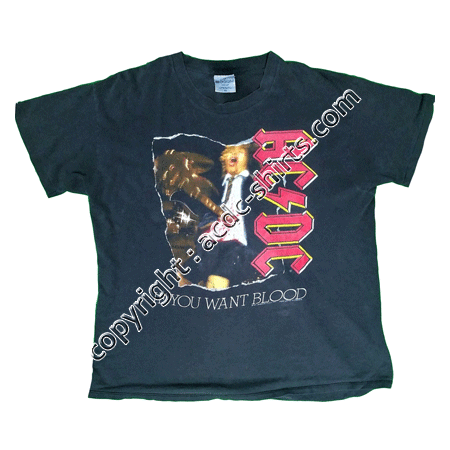 Shirt Europe AC/DC 1991 recto