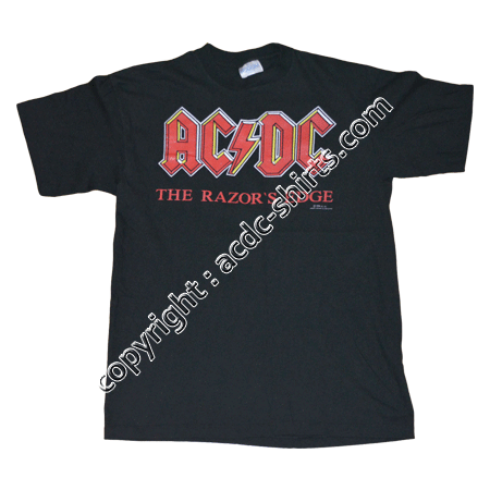 Shirt Europe AC/DC 1991 recto