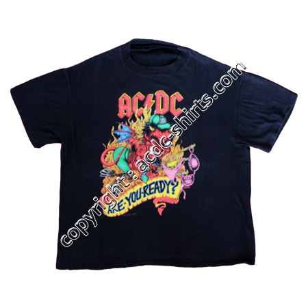 Shirt Europe AC/DC 1991 recto