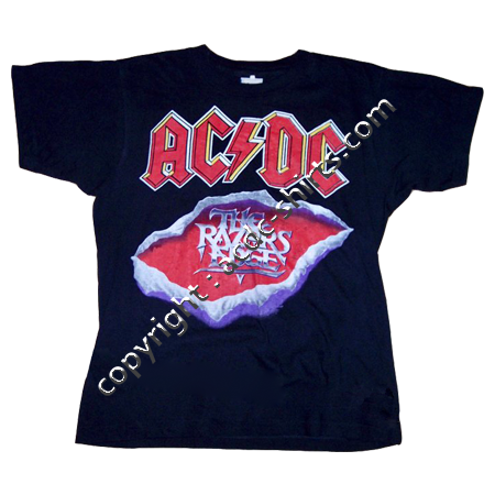 Shirt Europe AC/DC 1991 recto