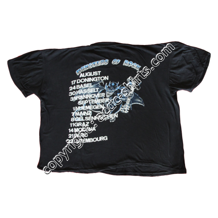 Shirt Europe AC/DC 1991 verso