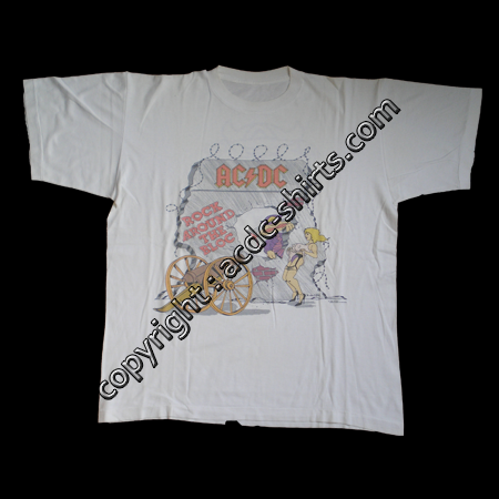 Shirt Europe AC/DC 1991 recto