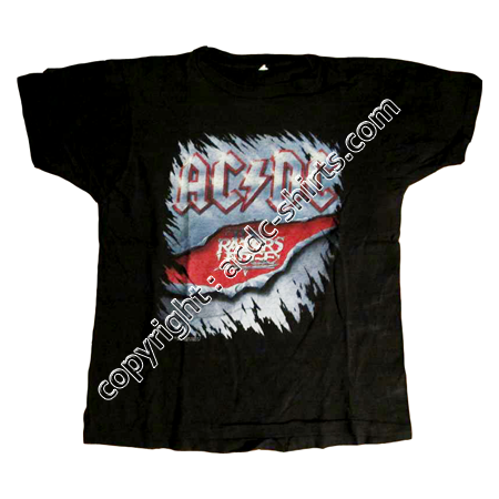 Shirt Europe AC/DC 1991 recto