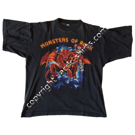 Shirt Europe AC/DC 1991 recto