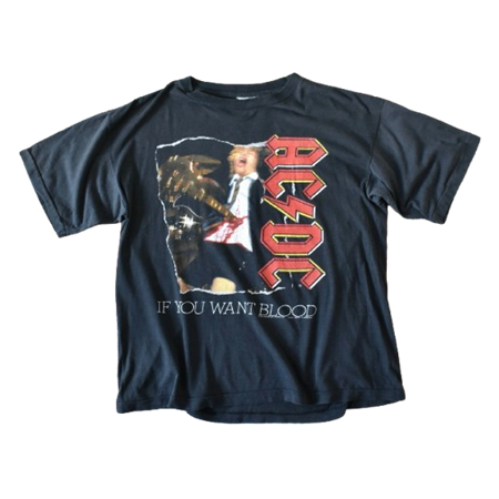 Shirt USA AC/DC 1990 recto