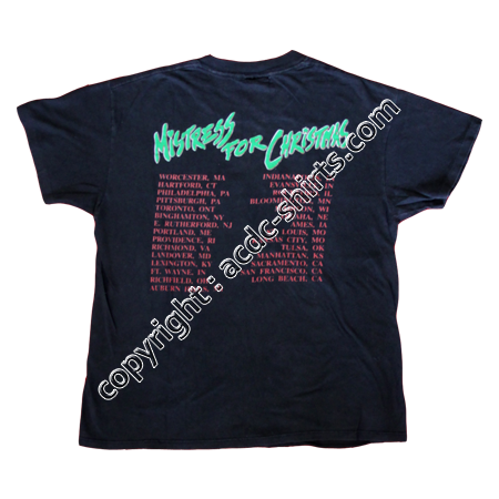 Shirt USA AC/DC 1990 verso