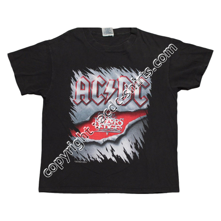 Shirt USA AC/DC 1990 recto