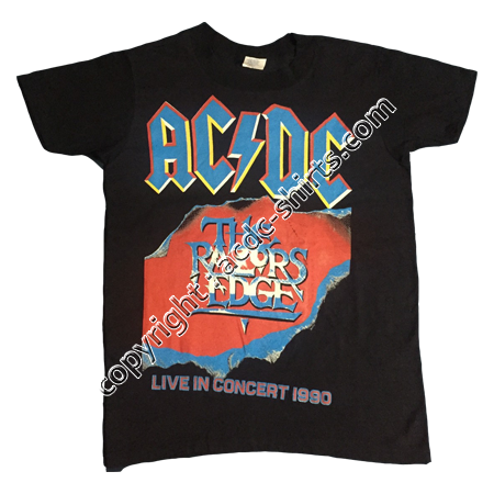 Shirt USA AC/DC 1990 recto