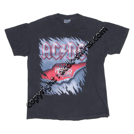 Shirt USA AC/DC 1990 recto