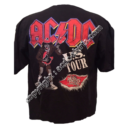 Shirt USA AC/DC 1990 recto